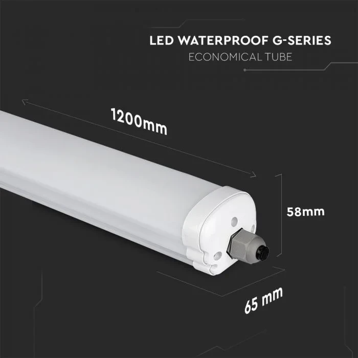 LED Waterdicht Armatuur, 48W, G-Series, 150cm, 4000K Neutraal Wit