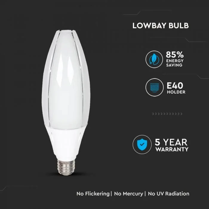 LED Olive Lamp, 60W, Samsung Chip, 4000K Neutraal Wit, E40, 5400 lumen