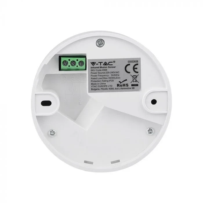 Infrarood Bewegingssensor, Max. 300W LED