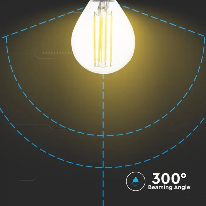 LED Filament Lamp P45, 4W, 2700K Warm Wit, E14, Dimbaar, 320 lumen