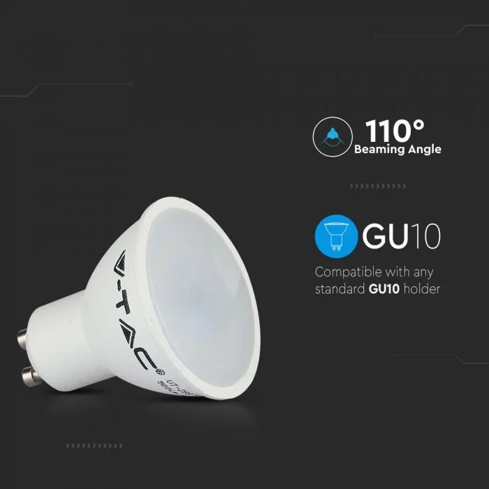 GU10 LED Spot Set, 6W, 3000K, IP20, 2 stuks