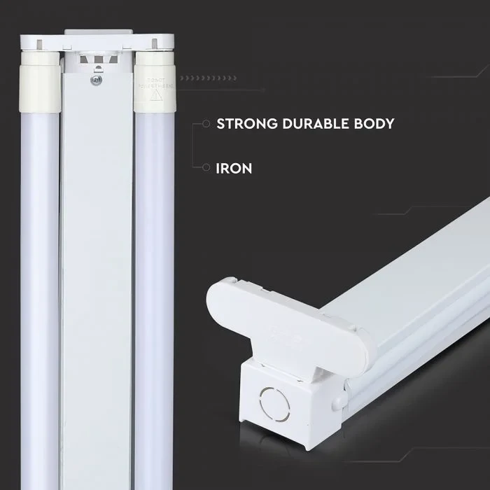 LED TL Armatuur, 150cm, Voor 2 LED Batten, IP20