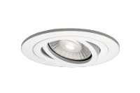 LED GU10 Inbouwspot Armatuur, Rond, Kantelbaar, IP20, Wit
