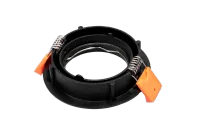 LED GU10 Inbouwspot Armatuur, Rond, Kantelbaar, IP20, Mat Zwart
