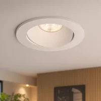 LED GU10 Inbouwspot Armatuur, Rond, Kantelbaar, IP20, Wit