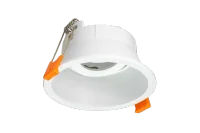 LED GU10 Inbouwspot Armatuur, Rond, Kantelbaar, IP20, Wit