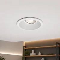 LED GU10 Inbouwspot Armatuur, Rond, Kantelbaar, IP20, Wit