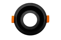LED GU10 Inbouwspot Armatuur, Rond, IP20, Mat Zwart