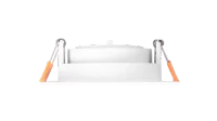LED GU10 Inbouwspot Armatuur, Vierkant, IP20, Wit