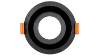 LED GU10 Inbouwspot Armatuur, Rond, IP54, Mat Zwart
