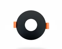LED GU10 Inbouwspot Armatuur, Rond, IP20, Mat Zwart