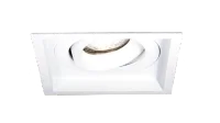 LED GU10 Inbouwspot Armatuur, Vierkant, IP20, Wit