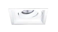LED GU10 Inbouwspot Armatuur, Vierkant, IP20, Wit