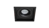 LED GU10 Inbouwspot Armatuur, Vierkant, IP20, Mat Zwart