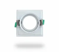 LED GU10 Inbouwspot Armatuur, Vierkant, IP20, Wit