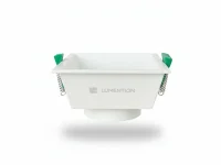 LED GU10 Inbouwspot Armatuur, Vierkant, IP20, Wit