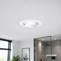 LED Inbouwspot, 6500K, Dimbaar, Wit, IP44