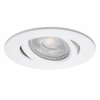 LED Inbouwspot, 6500K, Dimbaar, Wit, IP44