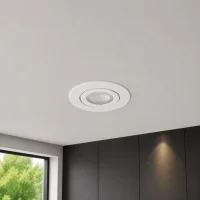 LED Inbouwspot, 2700K/4000K/6500K, Dimbaar, Wit, IP44
