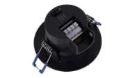 LED Inbouwspot Zwart, 2700K Warm Wit, IP65