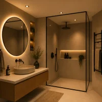 LED Inbouwspot Zwart, 2700K Warm Wit, IP65