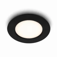 Set van 3 LED Inbouwspots, 6.5W, CCT, Rond, IP65, Zwart