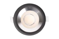 LED Inbouw Downlight, 6–9W, 2700K/3000K/4000K, Dimbaar, Rond, IP54, Zwart, Aluminium Reflector