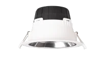 LED Inbouw Downlight, 9–12W, 2700K/3000K/4000K, Dimbaar, Rond, IP54, Wit, Aluminium Reflector