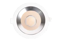 LED Inbouw Downlight, 9–12W, 2700K/3000K/4000K, Dimbaar, Rond, IP54, Wit, Aluminium Reflector