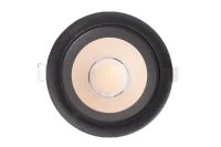 LED Inbouw Downlight, 9–12W, 2700K/3000K/4000K, Dimbaar, Rond, IP54, Zwart, Aluminium Reflector