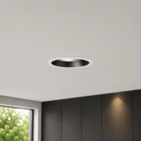LED Inbouw Downlight, 15–18–21W, 2700K/3000K/4000K, Dimbaar, Rond, IP54, Wit, Zwart Reflector