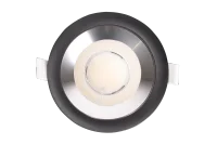 LED Inbouw Downlight, 15–18–21W, CCT, IP54, Zwart