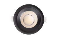 LED Downlight, 15–21W, 2700K/3000K/4000K, Dimbaar, Ø150mm, Zwart