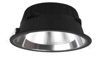 LED Downlight, 19–22–25W, CCT, Rond, IP54, Dimbaar, Zwart