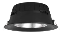 LED Downlight, 19–22–25W, CCT, Rond, IP54, Dimbaar, Zwart