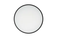 LED Wand- en Plafondarmatuur, 17–21W Instelbaar, 3000K/4000K, Dimbaar, IP44, Zwart