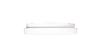 LED Wand- en Plafondarmatuur, 17–21W Instelbaar, 3000K/4000K, Sensor + Noodunit, IP44, Wit