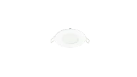 LED Slim Paneel, 4W, 3CCT, Rond, IP20, Wit