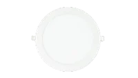 LED Slim Paneel, 18W, 3CCT, Rond, IP20, Wit