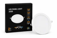 LED Slim Paneel, 24W, 3CCT, Rond, IP20, Wit