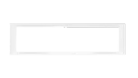 Opbouw Clickframe, Voor Back-Lit LED Paneel, 30x120cm, Wit