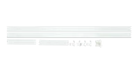 Opbouw Clickframe, EDGE-LIT LED Paneel, 30x120cm