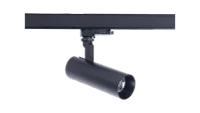 LED Trackspot, 25W, 3000K Warm Wit, Dimbaar, Zwart