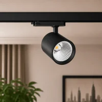 LED Trackspot, 35W, 3000K Warm Wit, Zwart