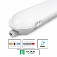 LED Waterdicht Armatuur Pro+, 120 cm, 39W, CCT, IP65, Noodunit