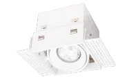 Inbouw Trimless Fitting, 1xGU10, Wit