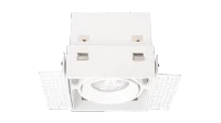 Inbouw Trimless Fitting, 1xGU10, Wit