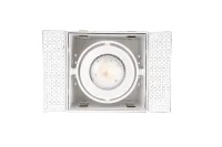 Inbouw Trimless Fitting, 1xGU10, Wit