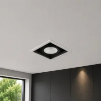 LED Inbouw Downlight, 1x30W, 3000K, Zwart