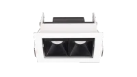 LED Inbouw Linear Downlight, 2x3W, 2700K, Wit